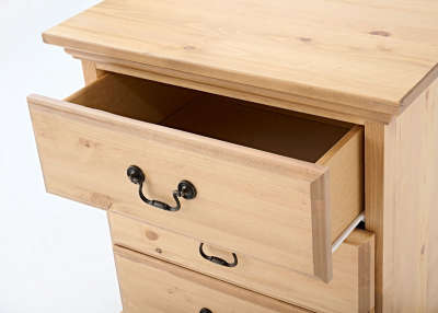 Nightstand open drawer